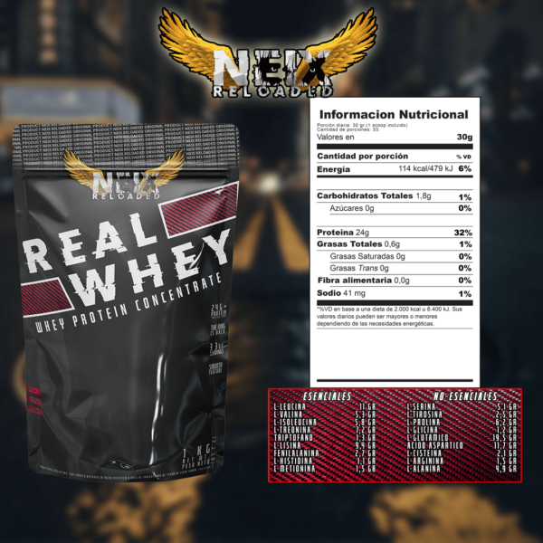 REAL WHEY 1 KG - Imagen 3