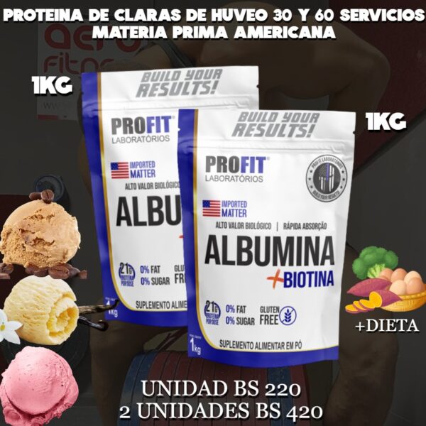 ALBUMINA 1 KG - Imagen 2