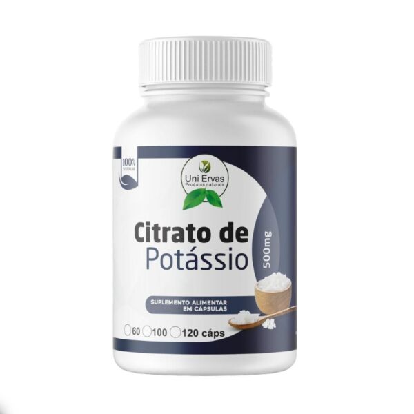 CITRATO DE POTASIO 500 MG / 60 CAPS